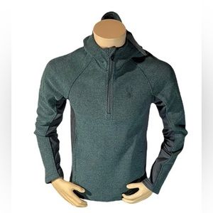 MENS SPYDER ZIP PULLOVER HOODIE